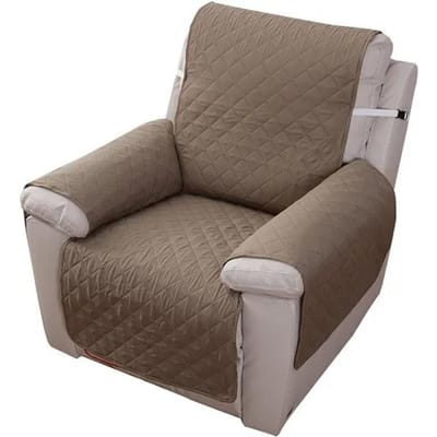 Fauteuilhoes Waterdichte Fauteuils Hoes Bank Bank met Verstelbare Elastische Band Meubelbeschermer voor Woonkamer
