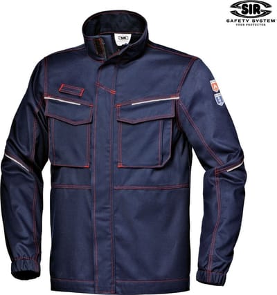 SIR SAFETY POLYTECH MODAC Softshell Werkjas HEREN Veiligheidsjas Donkerblauw - Vlamvertragend - Antistatisch - Reflecterende Details