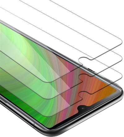 Cadorabo 3x Screenprotector geschikt voor Sony Xperia L4 - Beschermende Pantser Film in KRISTALHELDER - Getemperd (Tempered) Display beschermend glas in 9H hardheid met 3D Touch