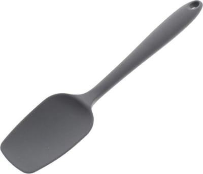 Basic Culinair Keukenlepel - Siliconen - 20cm - grijs