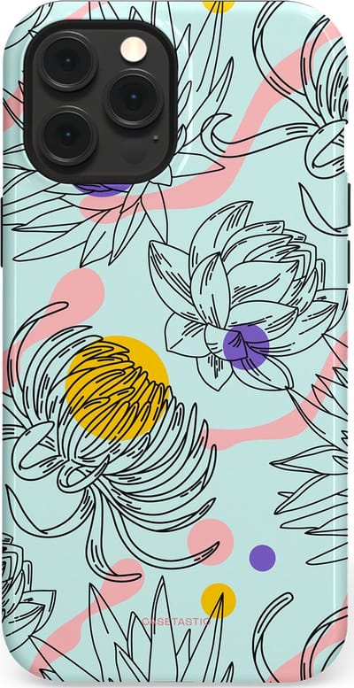 Casetastic Hoesje Geschikt voor Apple iPhone 12 Pro Max Magsafe - Stijlvolle Beschermende Duo-layer Case - Wildschets