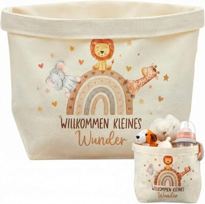 Creatieve Luiertas voor Baby met Print - Perfect als Kraamcadeau, Doopgeschenk of Baby Shower Geschenk voor Pasgeborenen