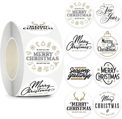 Without Lemon - Kerststickers 2023 - 500 stuks - Sticker size: 2.5cm - Kerst - Cadeau - Versiering - Verpakking