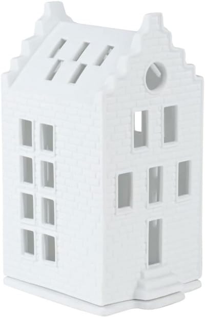 Räder Living lichthuis bakstenen huis porselein 7,5x8x16 cm design