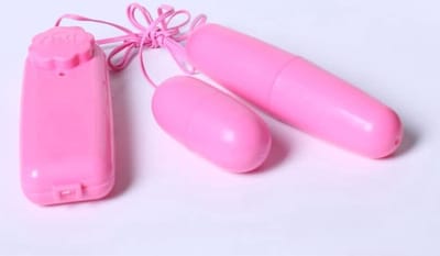 Wired Double Vibrating Ball Peach Pink Bullet Vibrator voor vrouwen Batterijgevoede persoonlijke massager G spot en clitorisvibrator Vibrerend seksspeeltje Seksuele stimulatieproduct