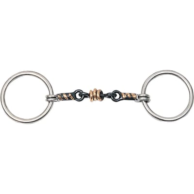 2-rings zacht ijzeren paardenbit HorseGuard Bradoon
