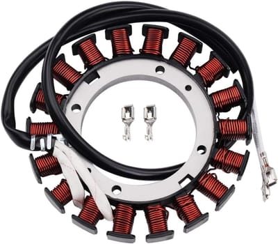 Motor stator - Reserveonderdeel motor - Grasmaaier reparatie - Brede compatibiliteit - 245 cm - Zwart