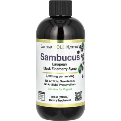 California Gold Nutrition, Sambucus Sureau pour Adultes, 8 fl oz (240ml)