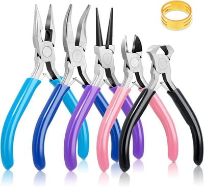 5 Delige Set Sieradentools: Tangen voor Sieraden Maken, Reparatie en Knutselen