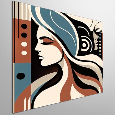 Kunstprint | Wanddecoratie | Dibond | 100 × 100 cm