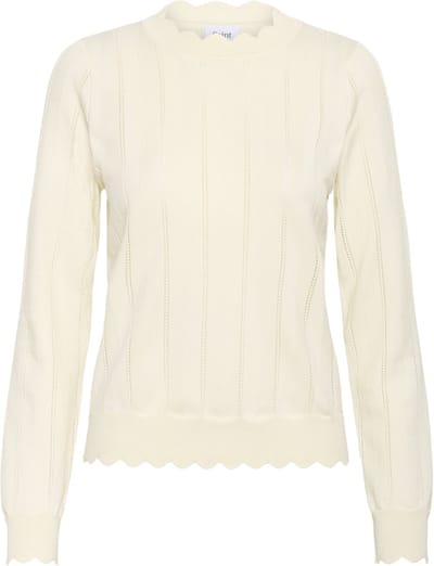 Saint Tropez ObetteSZ Pullover Dames Trui - Seedpearl