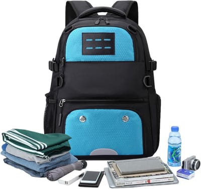 Sporttas met Balhouder - Trainingsrugzak Outdoor - Sportspullen Vervoeren - Waterdicht Schoenenvak - 49 x 30 x 20 cm