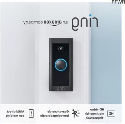 RFWR® Bedrade Videodeurbel met HD-video en Bewegingsdetectie - Slimme Deurbels voor Je Thuis