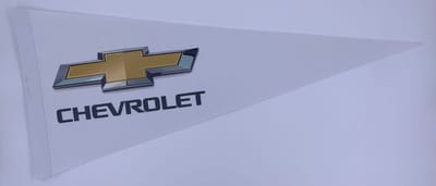 Chevrolet - Chevy - Chevrolet auto - Chevrolet logo - auto - racen - Vaantje - Chevrolet motors - Chevy motoren - Sportvaantje - Wimpel - Vlag - Pennant -  31*72 cm