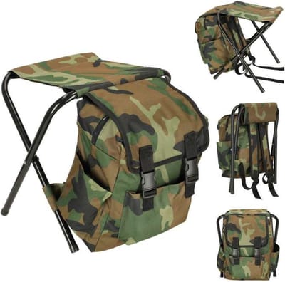 Unit 24- Viskrukje-Visstoeltje-Met (rug)tas Krukje voor festival-Campingstoeltje-Opvouwbaar. Slechts 900 gram. KLEIN KRUKJE