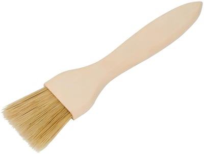 Dailygoods- Keukenkwast 100% natuurlijk - Houten keukenkwast - Milieuvriendelijk - Plasticvrij - Voedselveilig - Zachte haren 20 cm - Bakkwast