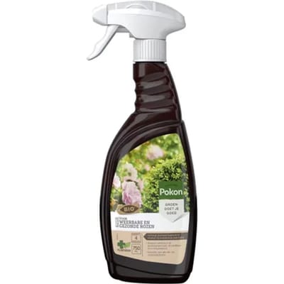 Pokon Bio Kuur voor Weerbare en Gezonde Rozen - Spray - 750ml - Verhoogt plantweerbaarheid - Fungicidevrij - Geschikt voor siertuin en moestuin