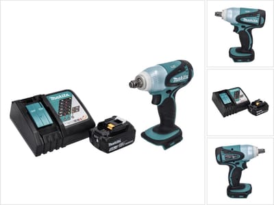 Makita DTW 251 RT1 accu slagmoersleutel 18 V 230 Nm 1/2" + 1x oplaadbare accu 5.0 Ah + lader