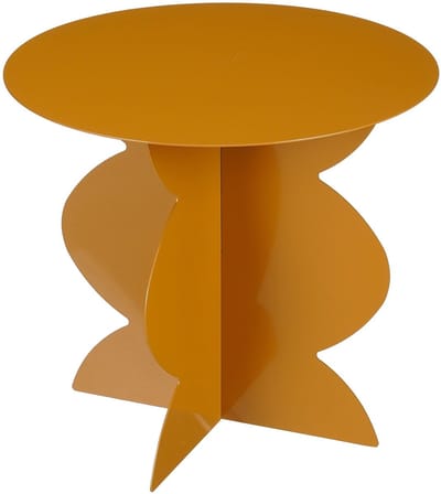Mica Decorations Rafi Bijzettafel - H40 x Ø45 cm - IJzer - Bruin