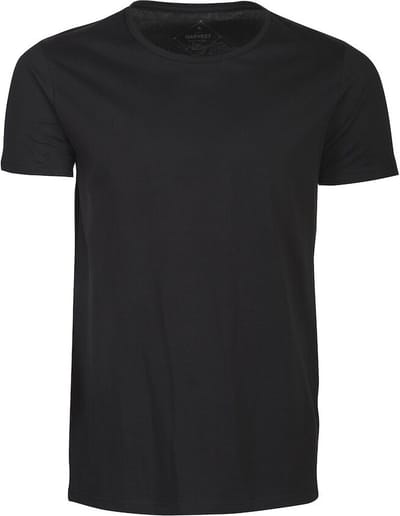 Harvest Twoville Organic Slub U-neck Black M
