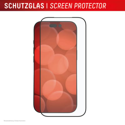 Displex Screenprotector Real Glass Full Cover geschikt voor Apple iPhone 17 / 17 Pro