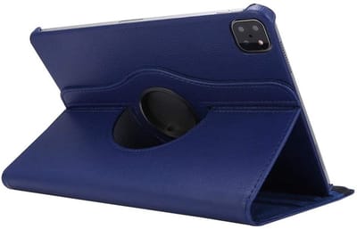 Hoes geschikt voor Apple iPad Pro 11 inch (2020) - 360° draaibaar Hoes - Donkerblauw