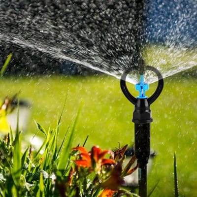 Universele Spuitmond met Vrouwelijke Draad G1/2 en G3/4 voor Tuinirrigatie - 10 Stuks Plastic Tuin Gereedschap voor Landbouw en Kassen