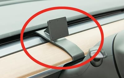 Brodit ProClip houder geschikt voor Tesla Model 3 2018-2024 / Model Y 2020 - Center mount
