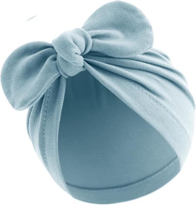 Babymutsjes - Pasgeboren mutsjes - Baby comfort - Knoopdetail - One size - Grijs