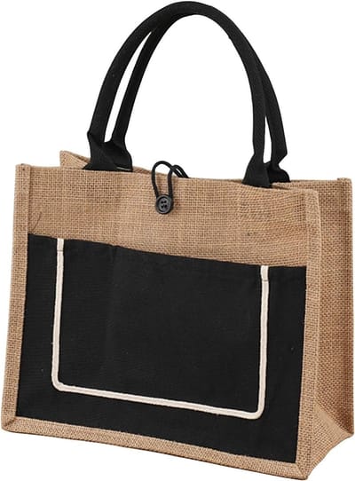 Stijlvolle Beige Katoenen Tote Bag, Herbruikbare Tas voor Boodschappen, Strand en Dagelijks Gebruik, Ideaal voor Reizen en Picknicks