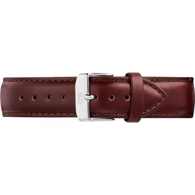 Daniel Wellington DW Strap Leather 21mm Silver