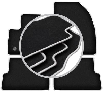 CARLUX-SILVER automatten voor: Ford Grand C-MAX minivan (2011-2015)