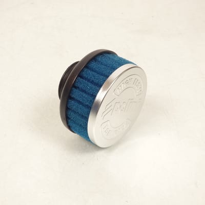 Filtre à air Polini chromé pour moto Piaggio carburateur PHVA PHBN Ø36mm