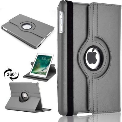 Draaibaar Hoesje 360 Rotating Multi stand Case - Geschikt voor: Apple iPad Mini 4 7.9 (2015), Apple iPad Mini 5 7.9 (2019) - 7.9 inch - Grijs