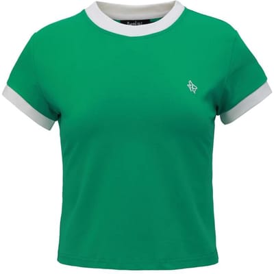 Forplay T-shirt - Crop T-Shirt Green - S tot XXL - voor Vrouwen - groen