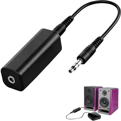 longziming - 3.5mm Audio Noise Filter Ground Loop Isolator - Interferentie Filter Voor Auto Stereo En Koptelefoon Kabel