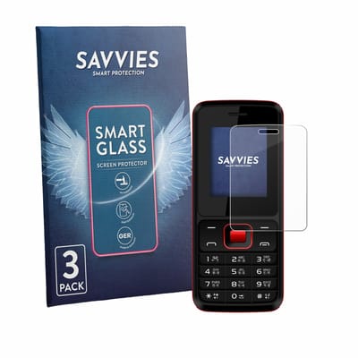 3 Stuks Savvies Screenprotector - geschikt voor Karbonn K19 Rock - beschermfolie glas transparant