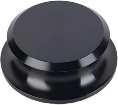 Platenstabilisator - Vinyl Gewicht - Geluid Verbeteren - Anti-Resonant - 69x59x24mm - Zwart