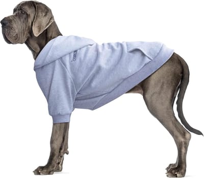 Honden Hoodie - Grote Honden Trui - Warmte en Comfort - Speciaal voor Grote Rassen - 9XL - Grijs