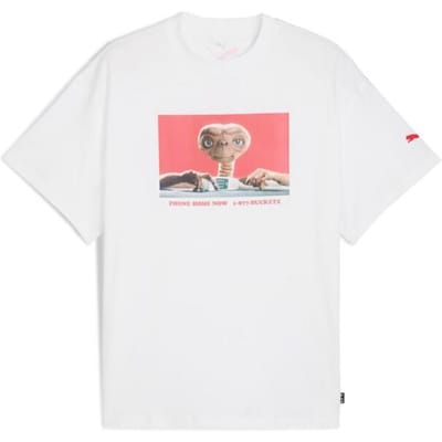 Puma T-shirt - Hoops x E.T. Tee I - S tot XXL - voor Mannen - wit