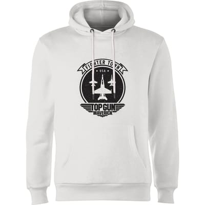Top Gun Maverick Fighter Town USA Hoodie - White - S
