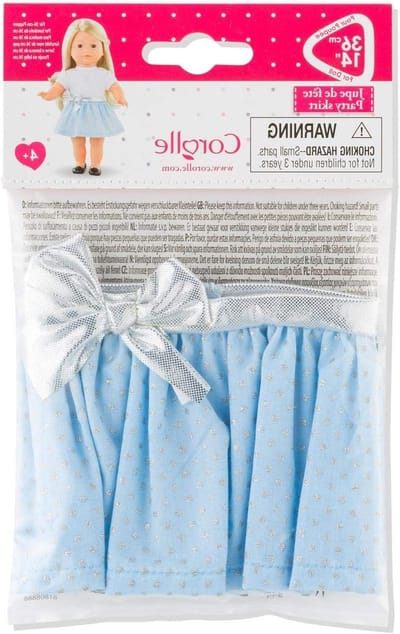 Poppenkleding set - Accessoires voor poppen - Poppen aankleden - Zachte vanillegeur - 36 cm poppen - Blauw