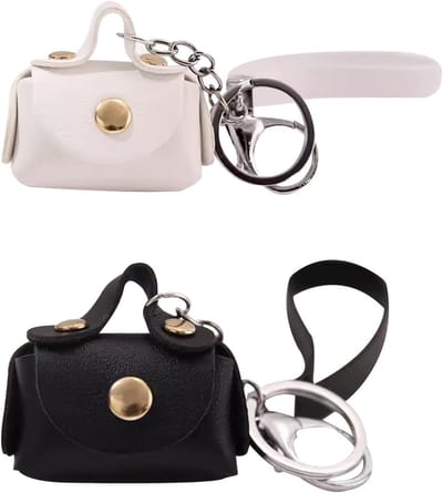 Dailygoods- Portemonnee Dames - Mini-tas Sleutelhanger - Draagbaar - Gepersonaliseerd - Cadeau voor Vrouwen - Hoogwaardige Kwaliteit - Sleuteltas