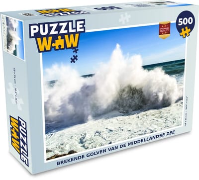 Puzzel Golven - Zee - Italië - Legpuzzel - Puzzel 500 stukjes