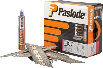 Paslode stripspijker ring RVS 2.8 x 55mm inclusief gas IM90 doos met 1100 spijkers