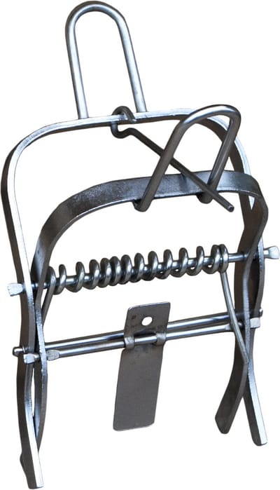 Mollenklem met handvat - Robuuste mollenklem uitgevoerd met extra krachtige veer - Eenvoudig op spanning te zetten - Ergonomische handvatten - Gegalvaniseerd - 19x12.5cm