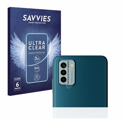 Savvies - Screenprotector voor Nokia G22 (ALLEEN Camera Lens) - Folie Beschermfolie transparant 6 Stuks
