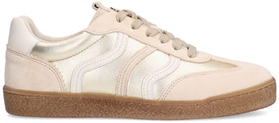 No Stress - Dames - Gouden leren sneakers - Maat 37