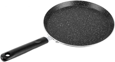 Pannenkoekenpan - Crêpe pan - Lekkere Pannenkoeken Maken - Antiaanbaklaag - 26 cm - Zwart