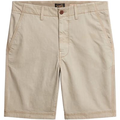 Regular fit korte chino met steekzakken opzij